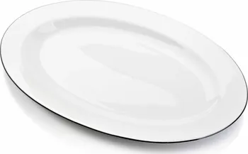 Talíř Affek Design Simple oválný talíř 22,2 x 30,7 cm bílý
