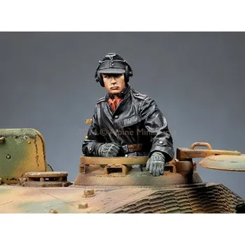 Plastikový model Alpine Miniatures 1/35 SS Panzer Commander #2
