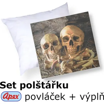Povlak na polštářek Apex® produktová řada 3D 3D povláček na polštářek Apex - Kostnice - Povláček na polštářek