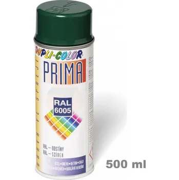 Barva ve spreji DupliColor Prima RAL 6005 zelená lesklá barva ve spreji 500 ml