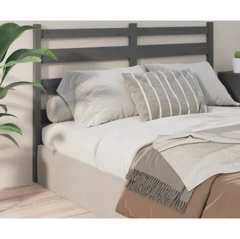 vidaXL Čelo postele 186 x 4 x 100 cm masivní borovice [818439] Barva: Šedá