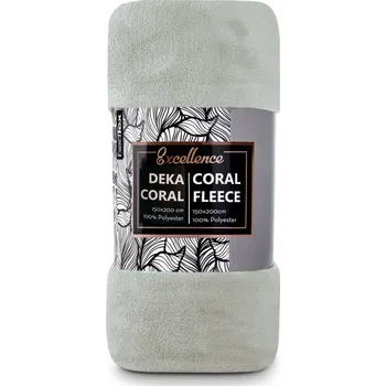 deka TipTrade s.r.o. Deka Coral mikroplyš 150x200 cm Barva: šedá
