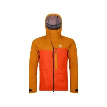 Ortovox 3L Ravine Shell Jacket M hot orange S; Oranžová bunda + DÁREK DLE VÝBĚRU!