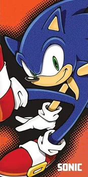 Jerry Fabrics Sonic osuška 70 x 140 cm ježek Sonic