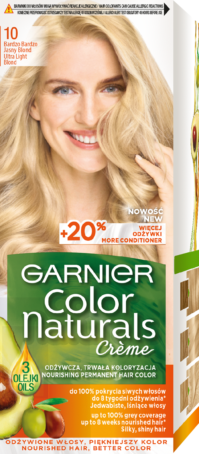 Garnier Color Naturals Creme 110 ml 10 velmi světlá blond od 137 Kč ...