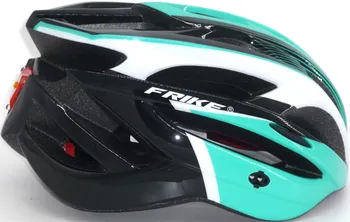 Cyklistická přilba FRIKE A3 LED cyklistická helma zelená/černá M/L