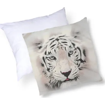 Povlak na polštářek Apex® produktová řada 3D 3D povláček na polštářek Apex - Šedý tygr - set Polštářek s výplní + Povláček