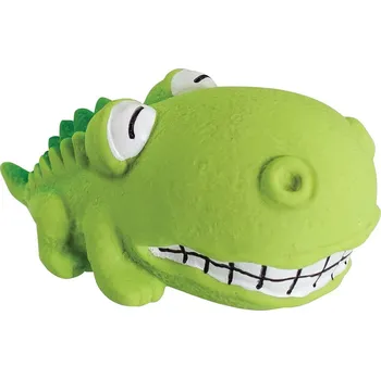 Hračka pro psa Trixie HipHop Mini krokodýl BigHead 9 cm, se zvukem, latex