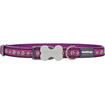 Obojek pro psa RED DINGO Obojek Fialový Daisy Chain Purple Velikost: 15
