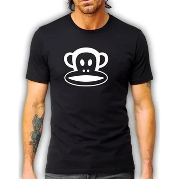 pánské tričko PAUL FRANK-Monkey Černá XXL