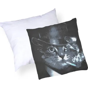 Povlak na polštářek Apex® produktová řada 3D 3D povláček na polštářek Apex - Kocour - SET Polštářek s výplní + Povláček