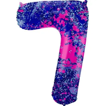 Zábavní pyrotechnika Fóliové číslo 7 - Paint splash 86 cm