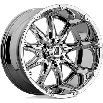 Plechové kolo XD 779 BADLANDS disk 20x9 8x165.1 125.1 ET18, Chrome