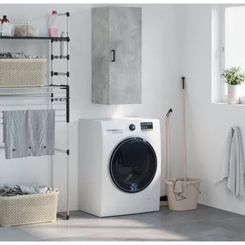 Koupelnový nábytek vidaXL Nástěnná skříňka 34,5 x 34 x 90 cm [828853] Barva: Betonová šedá