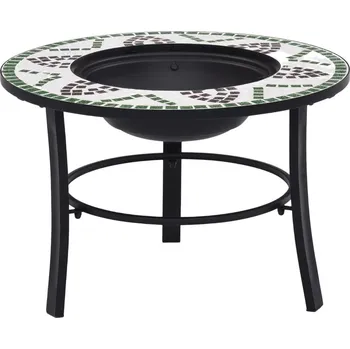 vidaXL Mozaikové ohniště 68 cm keramika [46721] Barva: Zelená