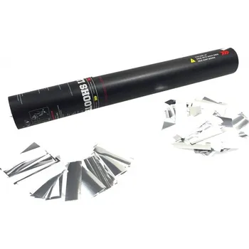 Konfeta Tcm Fx Ruční dělo na konfety 28cm, stříbrno-bílé konfety