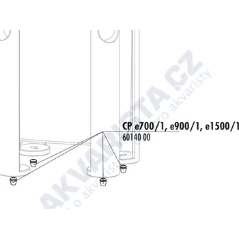 Akvarijní filtr JBL Náhradní gumové nožičky pro filtry CristalProfi e4/7/9/1500/1,2