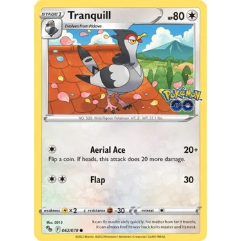 Karetní hra Pokémon karta Tranquil 062/078 - Pokémon Go