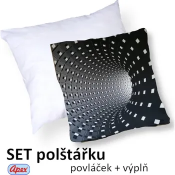 Povlak na dekorativní polštářek Apex® produktová řada 3D 3D povláček na polštářek Apex - Tunel - Povláček na polštářek