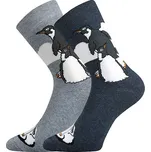 Dámské, pánské ponožky Boma - Bedřich, modrá, tučňáci Barva: Modrá, Velikost: 39-42