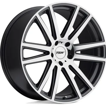 Alu kolo TSW GATSBY disk 20x10 5x120 76.1 ET37, Gunmetal