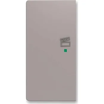 vypínač a zásuvka 6220T-A02103 244 Kryt 2násobný levý, symbol "scény", greige, Zoni, ABB