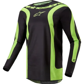 Moto dres Dres fluid lurv, alpinestars (černá/žlutá fluo, vel. m)
