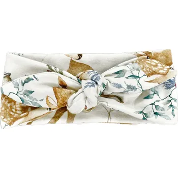 Čelenka Mimilove Čelenka s mašlí 0-6 měsíců Zimní krajina Limited Edition