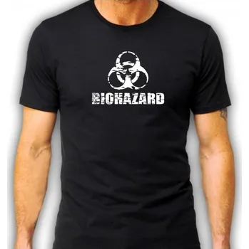 pánské tričko BIOHAZARD Černá S