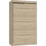 Topeshop Iga 120 cm s ozdobnými pruhy…