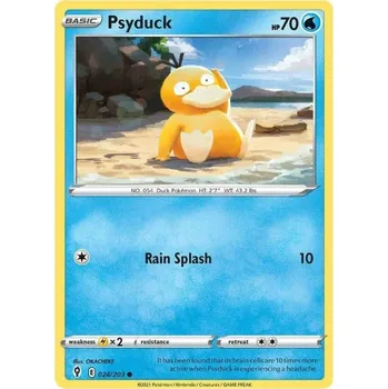 Společenská hra Pokémon karta Psyduck 024/203 - Evolving Skies