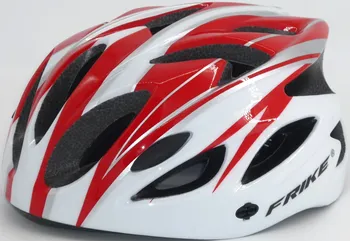 Cyklistická přilba FRIKE A2 cyklistická helma červená/bílá
