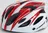 FRIKE A2 cyklistická helma červená/bílá, M/L