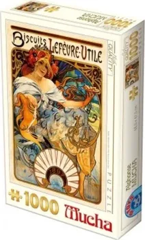 Puzzle D-Toys Alfons Mucha Oplatky Lefevre-Utile 1000 dílků