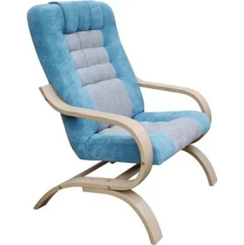 Křeslo Gabriela tyrkysová/dub sonoma