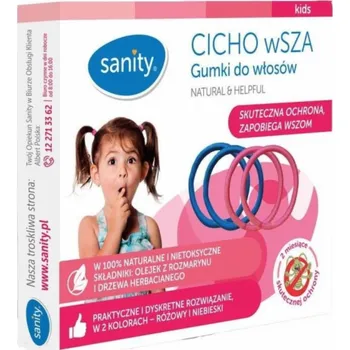 Sanity CIO wSZA gumičky do vlasů, 1 balení (4 ks.)