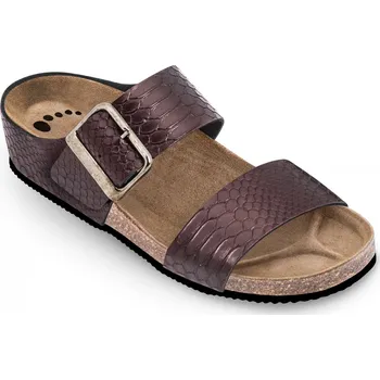 Dámská zdravotní obuv Obuv zdravotní FORcare 303050 hnědá potisk hadí vzor Velikost: 36