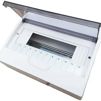 Rozvaděč Elektrický rozvaděč SEZ STI615-12 12M modulový na omítku transparentní dvířka (SEZ STI615-12)