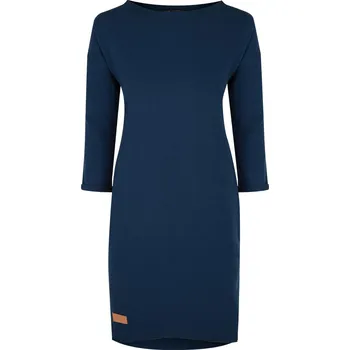 Dámské šaty Dámské teplákové šaty SIMPLE modré - ČESKÁ VÝROBA - SSIBUM