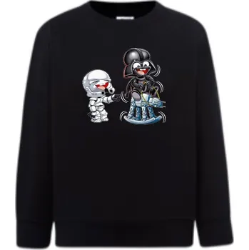 Chlapecká mikina detska_klasicka_levna_mikina_star_wars Barva: Black -černá, Dětská bavlněná trička JHK: S