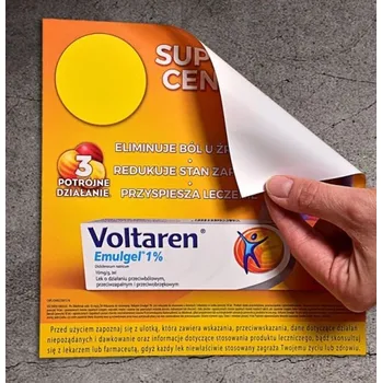 Samolepící etiketa Elektrostatická samolepka 100ks A4