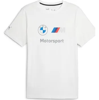 Pánské oblečení Pánské triko PUMA BMW MMS ESS LOGO TEE 621314-02 WHITE XL