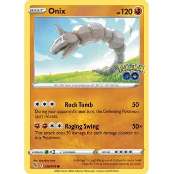 Karetní hra Pokémon karta Onix 036/078 - Pokémon Go