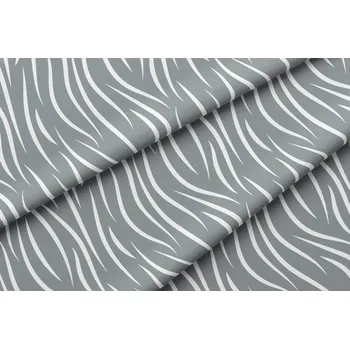 Orbytex Látka s nešpinivou úpravou šíře 160 cm, vlnka šedá