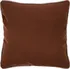 Povlak na dekorativní polštářek Home Elements Povlak na polštářek s lemem 40 x 40 cm, čokoládová/režná