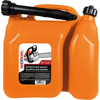 Autolékárnička Sheron Kanystr kombinovaný 6 + 2,5 l oranžový