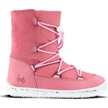 Dívčí obuv Be Lenka Dětské zimní barefoot boty Snowfox Kids 2.0 - Rose Pink 28