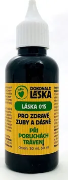 Péče o psí chrup Dokonalá Láska 01S Pro zdravé zuby a dásně při poruchách trávení