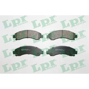 Brzdová destička Sada brzdových destiček, kotoučová brzda LPR 05P1568