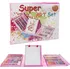 Výtvarná sada Iso Trade 17239 Super Art set 208 ks růžový
